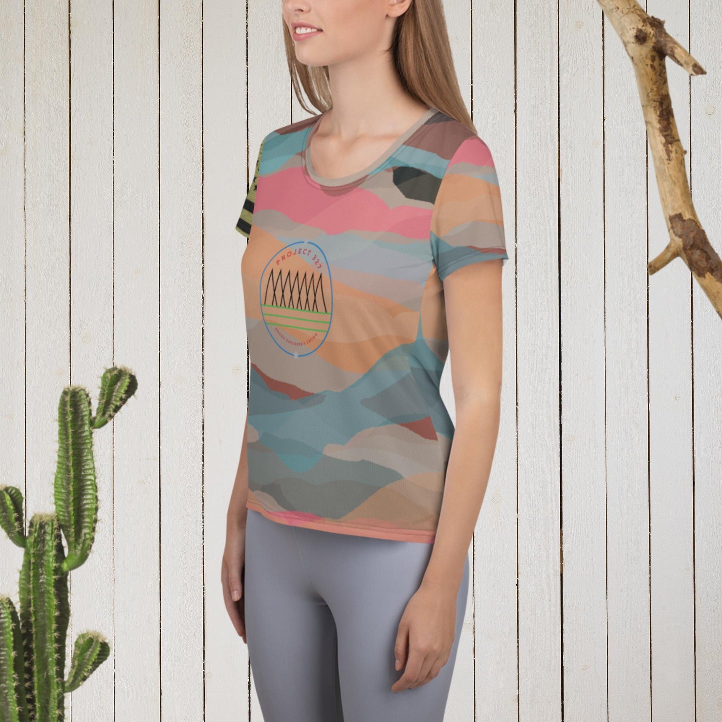 All-Over Print Women's Athletic T-shirt