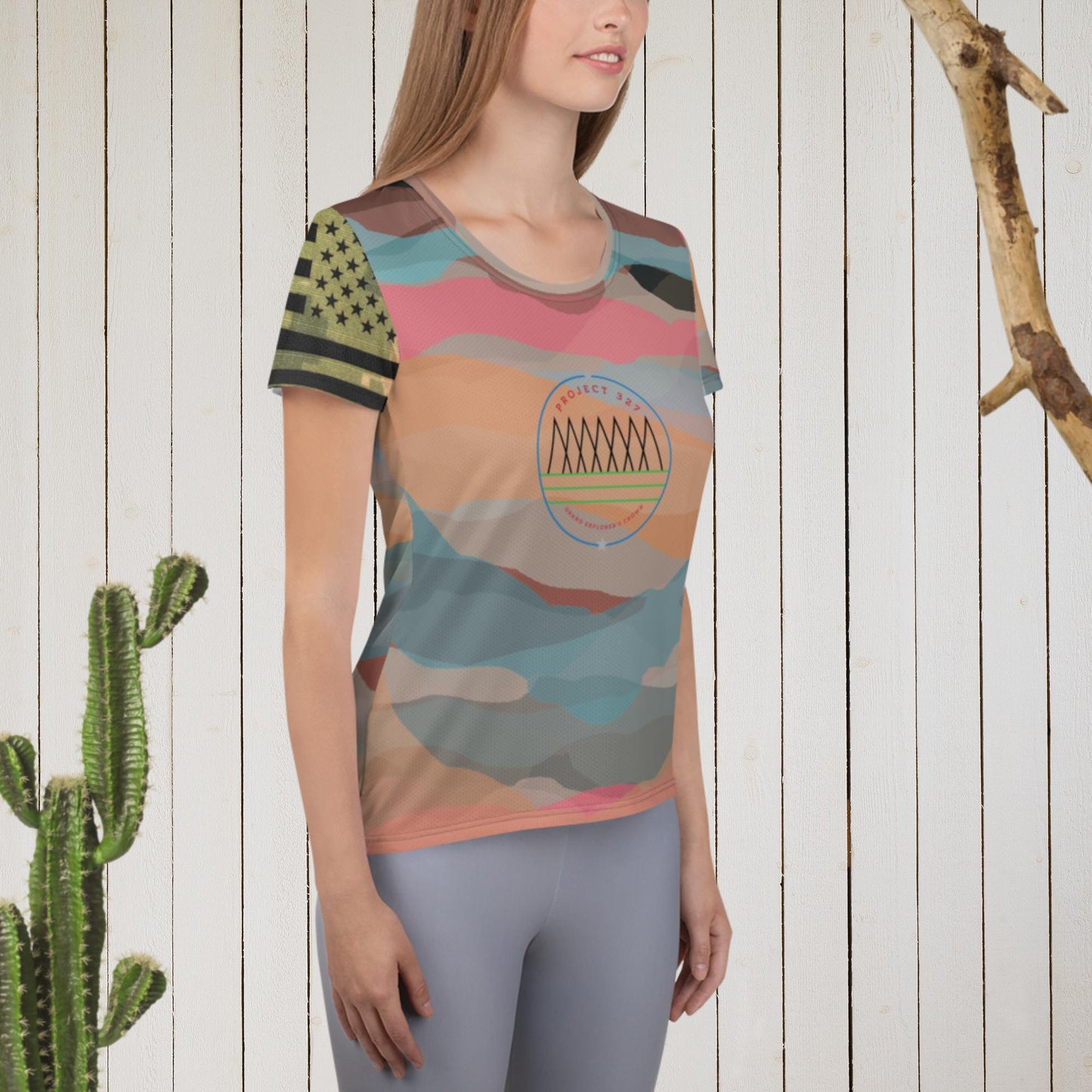 All-Over Print Women's Athletic T-shirt