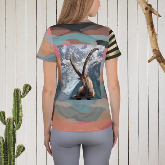 All-Over Print Women's Athletic T-shirt