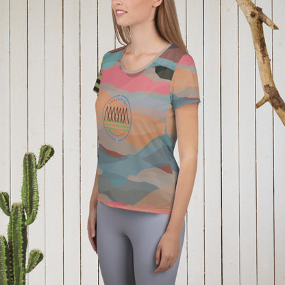 All-Over Print Women's Athletic T-shirt